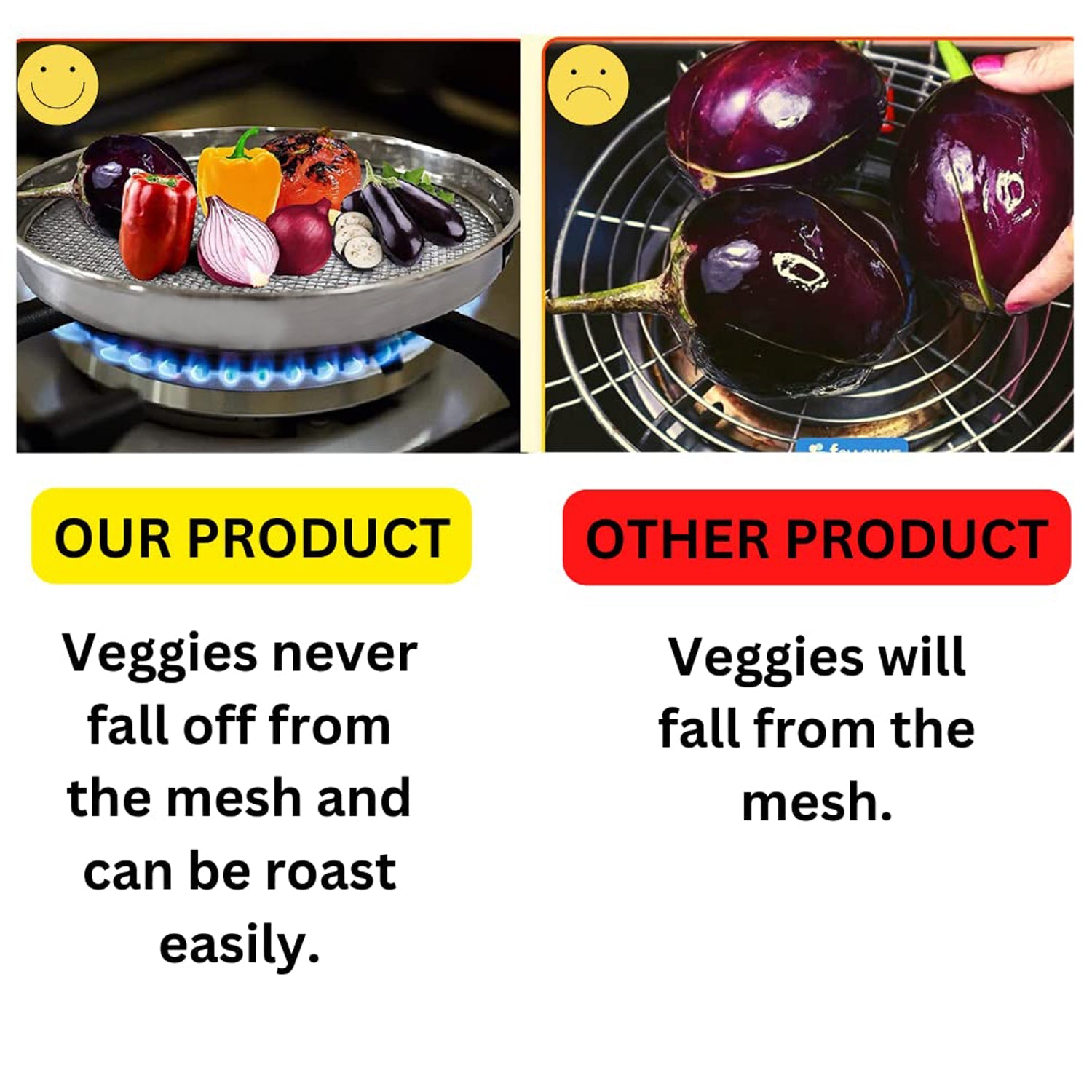 7119 Steel Roaster Grill Jali For Papad ,Tandoor & Chapati Roast Use ( 1 pc ) DeoDap 7119 Steel Roaster Grill Jali For Papad ,Tandoor & Chapati Roast Use ( 1 pc ) DeoDap